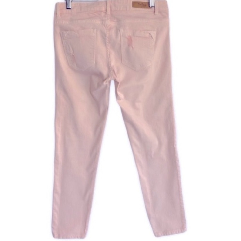 Zara Women's Pink Denim Jeans Sz 6 - Picture 2 of 6